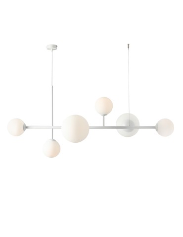 ALDEX LAMPA WISZĄCA DIONE 6 BIAŁY, 4 x 40W / 2 x 60W (1092K)