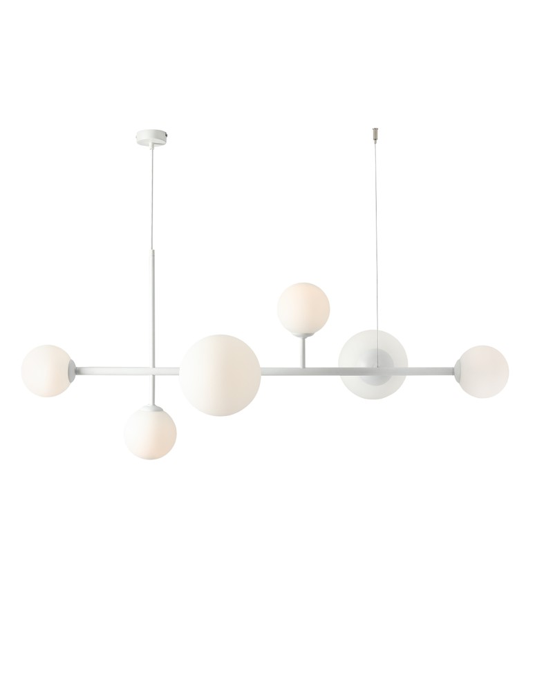 ALDEX LAMPA WISZĄCA DIONE 6 BIAŁY, 4 x 40W / 2 x 60W (1092K)