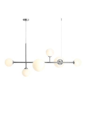 ALDEX LAMPA WISZĄCA DIONE 6 CHROM, 4 x 40W / 2 x 60W (1092K4)