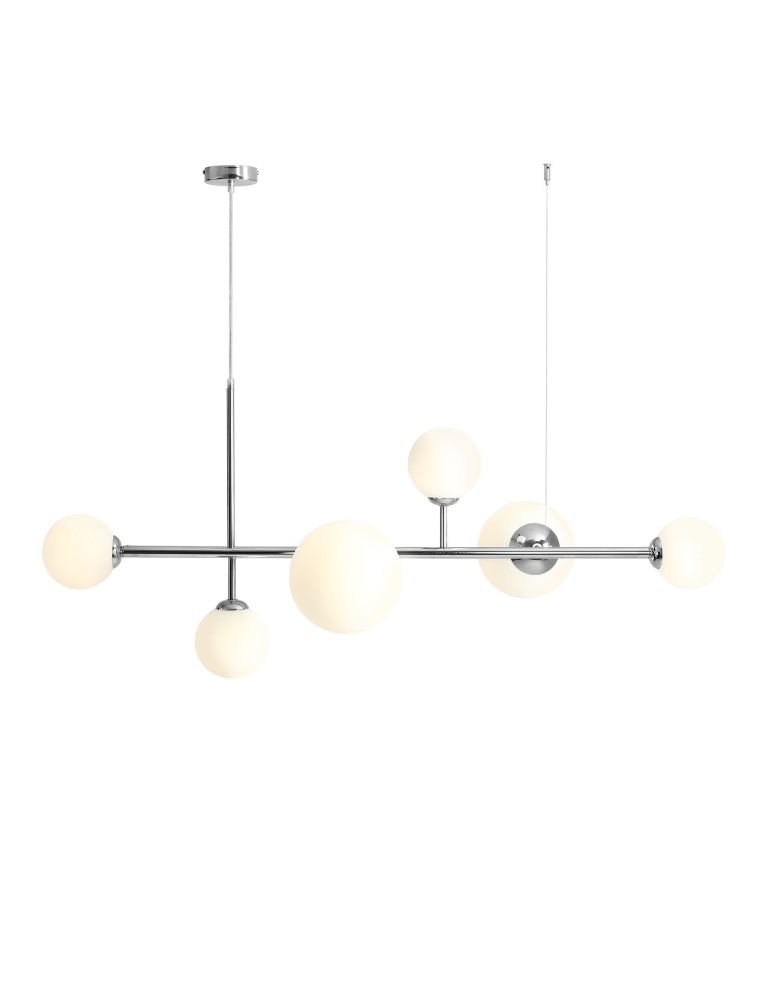 ALDEX LAMPA WISZĄCA DIONE 6 CHROM, 4 x 40W / 2 x 60W (1092K4) ALDEX LAMPA WISZĄCA DIONE 6 CHROM, 4 x 40W / 2 x 60W (1092K4)