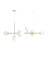 ALDEX LAMPA WISZĄCA DIONE 6 BRASS, 4 x 40W / 2 x 60W (1092K40)