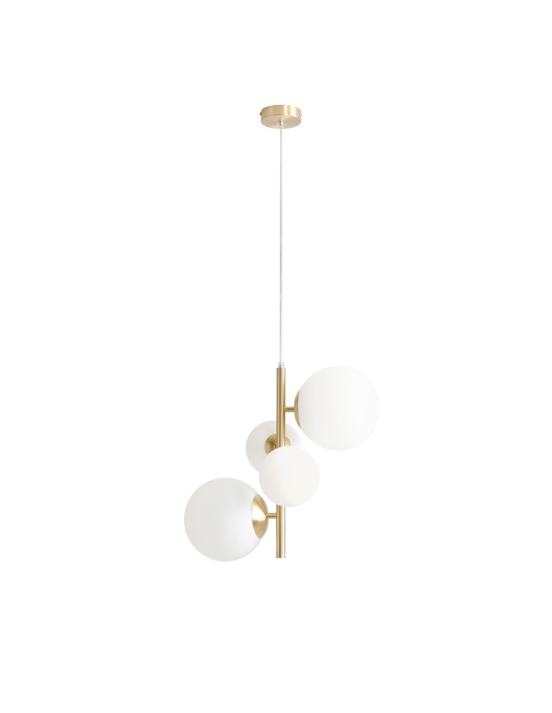 ALDEX LAMPA WISZĄCA BLOOM 4 BRASS, 2 x 40W / 2 x 60W (1091L40)