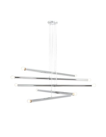 ALDEX LAMPA WISZĄCA TUBO 10 CHROM, 10 x max 40W (1072M4)