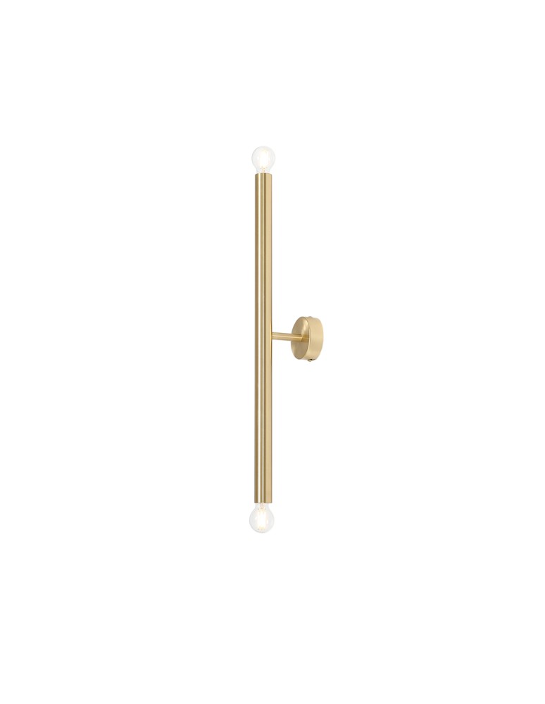 ALDEX KINKIET TUBO 2 BRASS S, 2 x max 40W (1072D40_S)