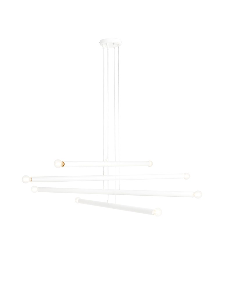 ALDEX LAMPA WISZĄCA TUBO 8 BIAŁY, 8 x max 40W (1072P)