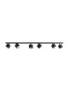 ALDEX PLAFON BOT 6 (3x2) CZARNY, 6 x 35W (1047PL_K)