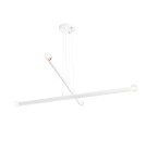 Lampy wiszące rurki - ALDEX LAMPA WISZĄCA TUBO 4 BIAŁY, 4 x max 40W (1072L) - product 1