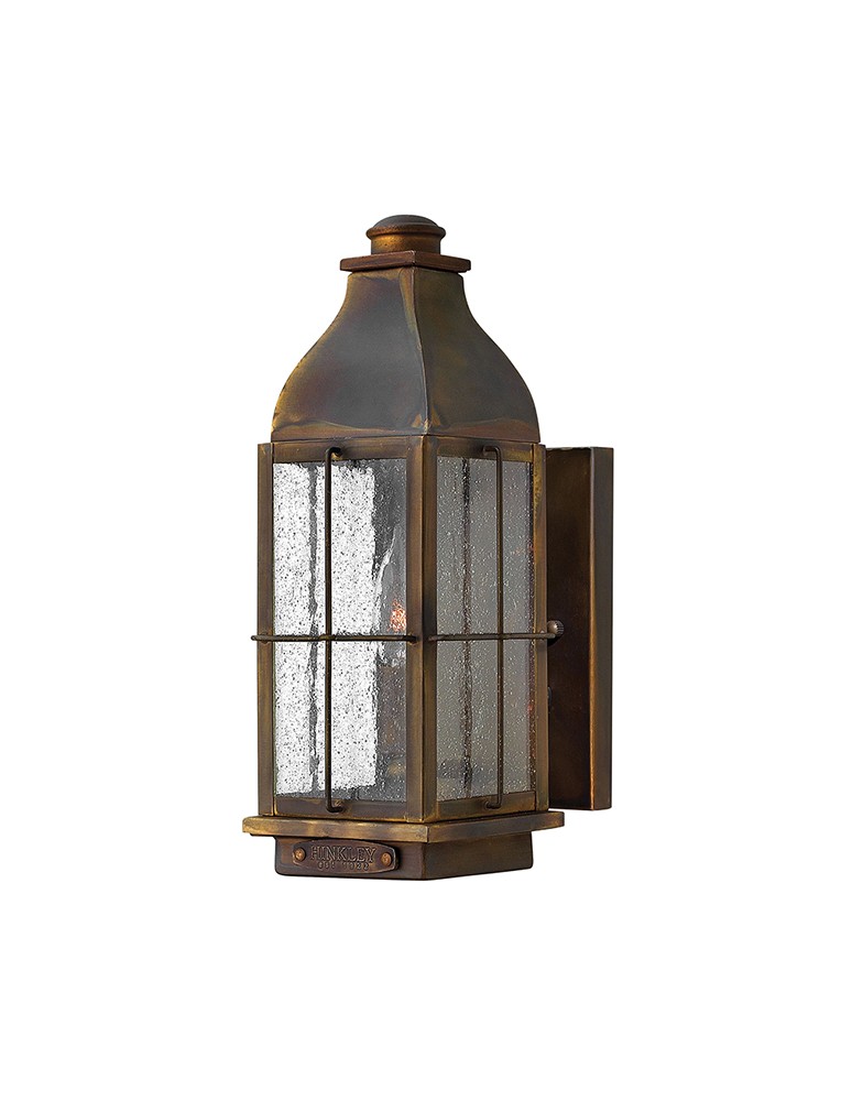 Kinkiety zewnętrzne - Hinkley Kinkiet BINGHAM 1x60W E14 HK/BINGHAM/S - produkt kolory-swiatla.pl 1