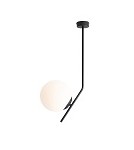 Lampy wiszące kule - ALDEX PLAFON GALLIA CZARNY, 1 x max 60W (1095PL_G1) - product 1