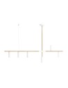 ALDEX LAMPA WISZĄCA TREVO 6 BIAŁY BRASS, 6 x 35W (1097K40)