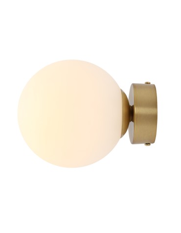 ALDEX KINKIET BALL BRASS S, 1 x max 40W (1076C40_S)