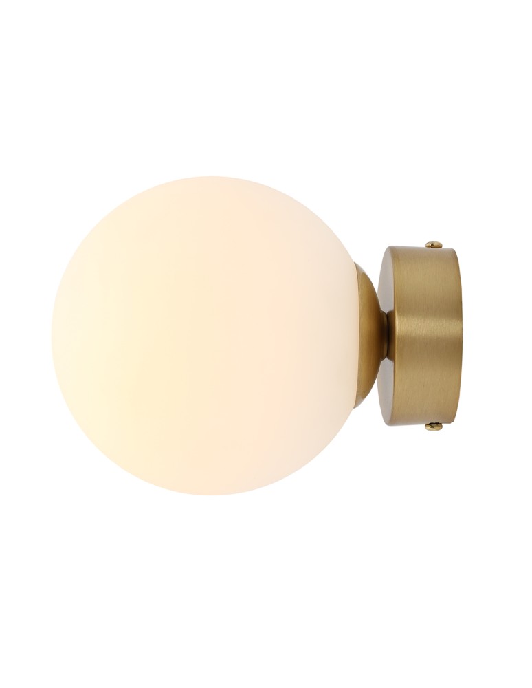 ALDEX KINKIET BALL BRASS S, 1 x max 40W (1076C40_S)