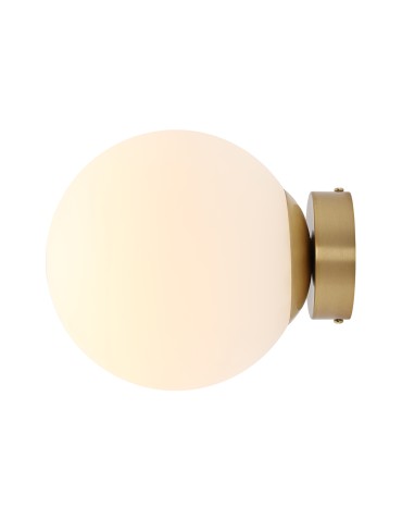 ALDEX KINKIET BALL BRASS M, 1 x max 60W (1076C40_M)