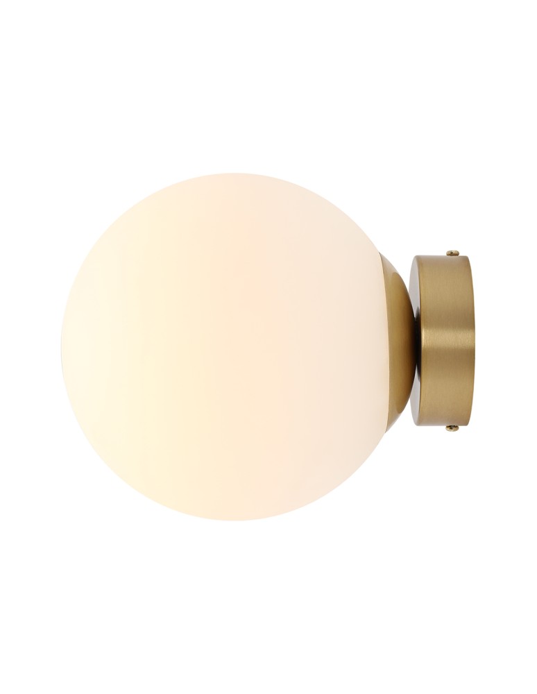 ALDEX KINKIET BALL BRASS M, 1 x max 60W (1076C40_M)