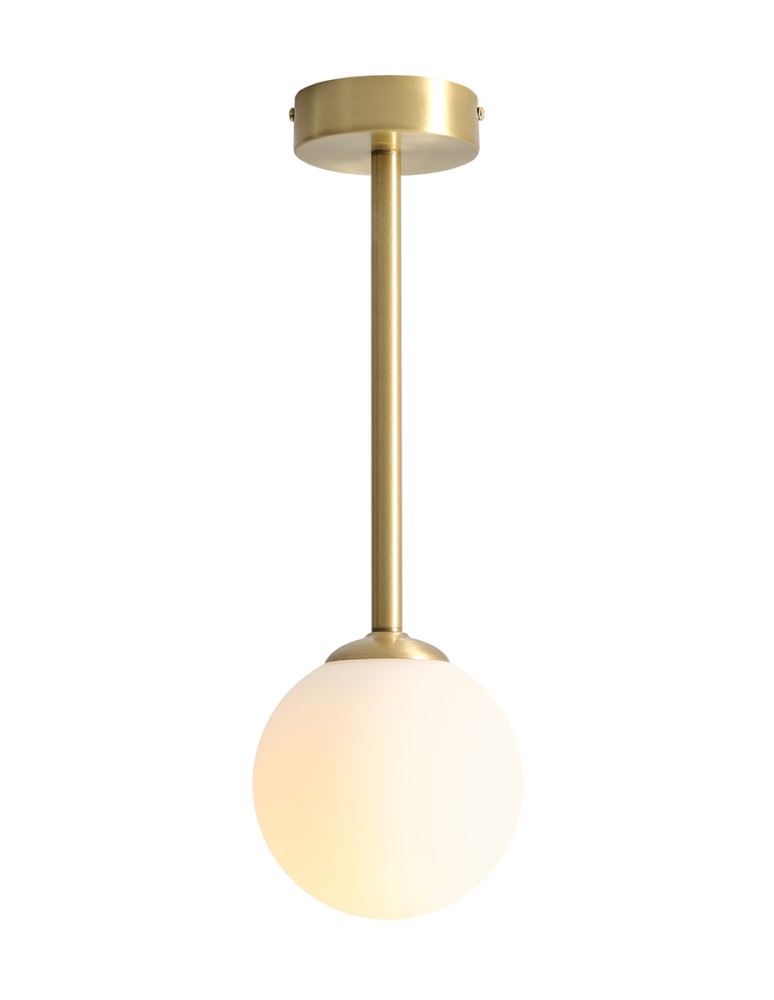 ALDEX PLAFON PINNE SHORT BRASS, 1 x max 40W (1080PL_G40_S)