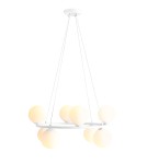 Lampy wiszące kule - ALDEX LAMPA WISZĄCA KRONE 8 BIAŁY, 8 x max 40W (1085P) - product 1