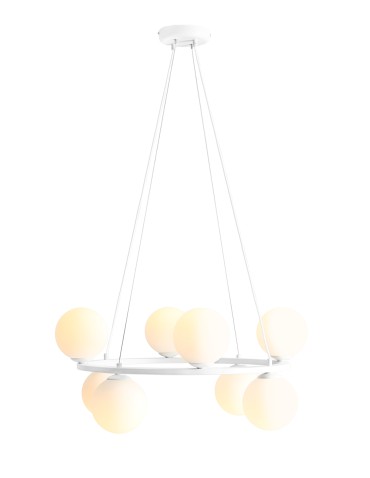 ALDEX LAMPA WISZĄCA KRONE 8 BIAŁY, 8 x max 40W (1085P)
