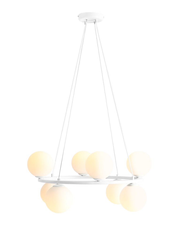 ALDEX LAMPA WISZĄCA KRONE 8 BIAŁY, 8 x max 40W (1085P)