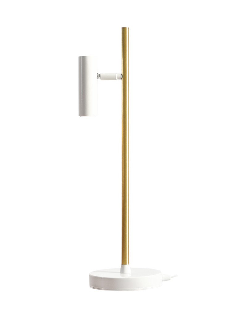 ALDEX LAMPKA BIURKOWA TREVO BIAŁY BRASS, 1 x 35W (1097B40) ALDEX LAMPKA BIURKOWA TREVO BIAŁY BRASS, 1 x 35W (1097B40)