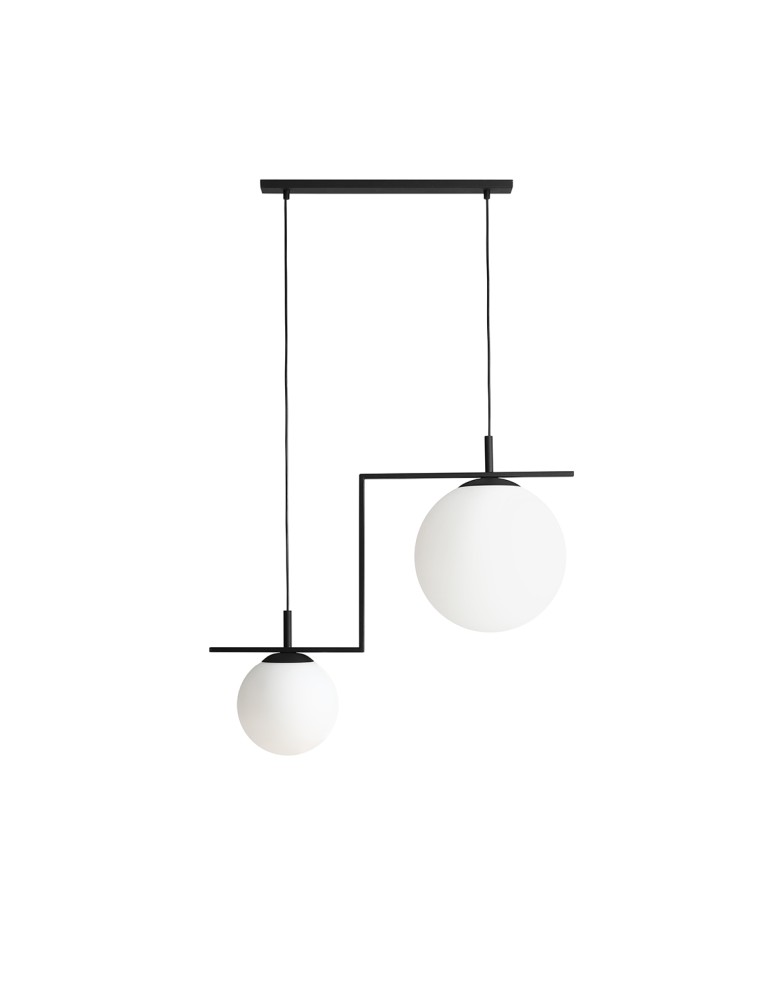 ALDEX LAMPA WISZĄCA ZAC 2 CZARNY MATTE, 2 x 60W     (1038H1_2) ALDEX LAMPA WISZĄCA ZAC 2 CZARNY MATTE, 2 x 60W     (1038H1_2)