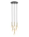 ALDEX LAMPA WISZĄCA RIU 7 CZARNY, 7 x max 5W led (1103T1)