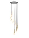 ALDEX LAMPA WISZĄCA RIU 9 CZARNY, 9 x max 5W led (1103N1)