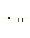 ALDEX KINKIET TREVO 2 CZARNY BRASS (right), 2 x 35W (1083D40_2)