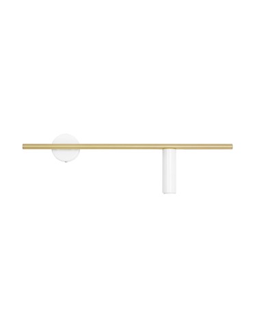 ALDEX KINKIET TREVO BIAŁY BRASS (right), 1 x 35W (1097C40_2)