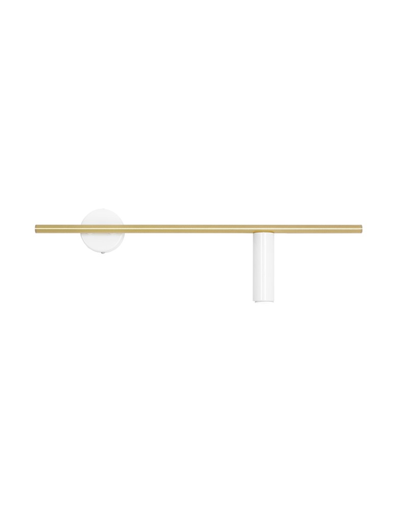 ALDEX KINKIET TREVO BIAŁY BRASS (right), 1 x 35W (1097C40_2)