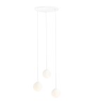 Lampy wiszące kule - ALDEX LAMPA WISZĄCA BOSSO 3 RING BIAŁY, 3 x max 40W (1087E_R) - product 1