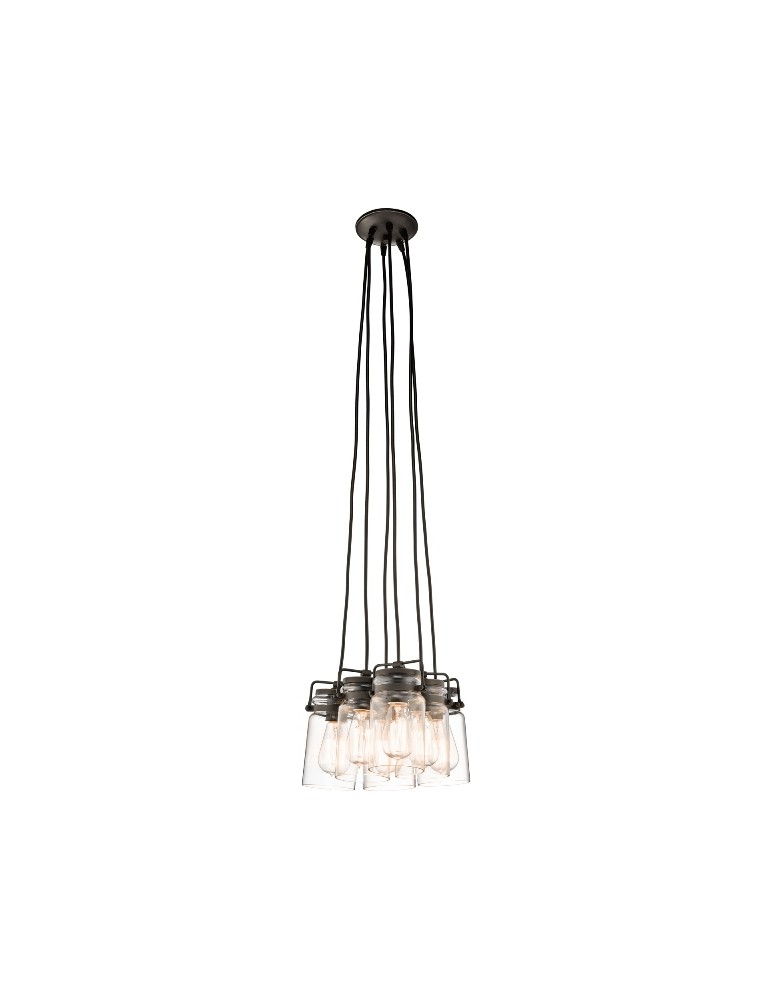 Lampy wiszące - Kichler BRINLEY 6x100W E27 KL/BRINLEY6 Wisząca - produkt kolory-swiatla.pl 1