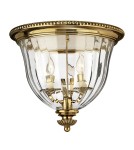 Lampy sufitowe - Hinkley CAMBRIDGE 3x60W E14 HK/CAMBRIDGE/F/B Plafon - produkt 1