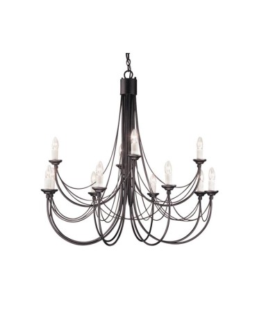 Elstead Lighting Interior Wisząca CARISBROOKE 12x60W E14 CB12 BLACK