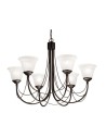 Elstead Lighting Interior Wisząca CARISBROOKE 6x60W E14 CB6 BLACK