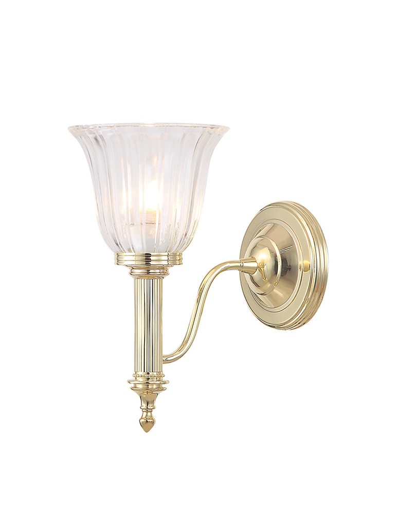 Kinkiety - Elstead Lighting Interior Kinkiet ŁAZIENKOWY CAROLL1 1x40W G9  BATH/CARROLL1 PB - produkt kolory-swiatla.pl 1