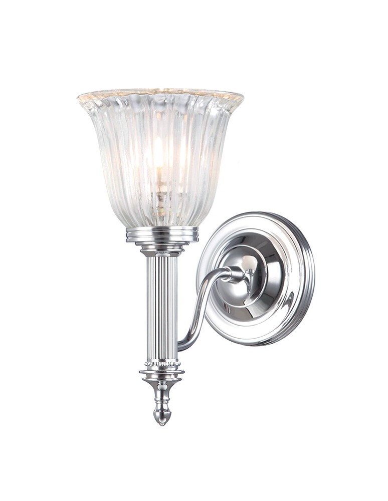 Kinkiety - Elstead Lighting Interior Kinkiet ŁAZIENKOWY CAROLL1 1x40W G9 BATH/CARROLL1 PC - produkt kolory-swiatla.pl 1