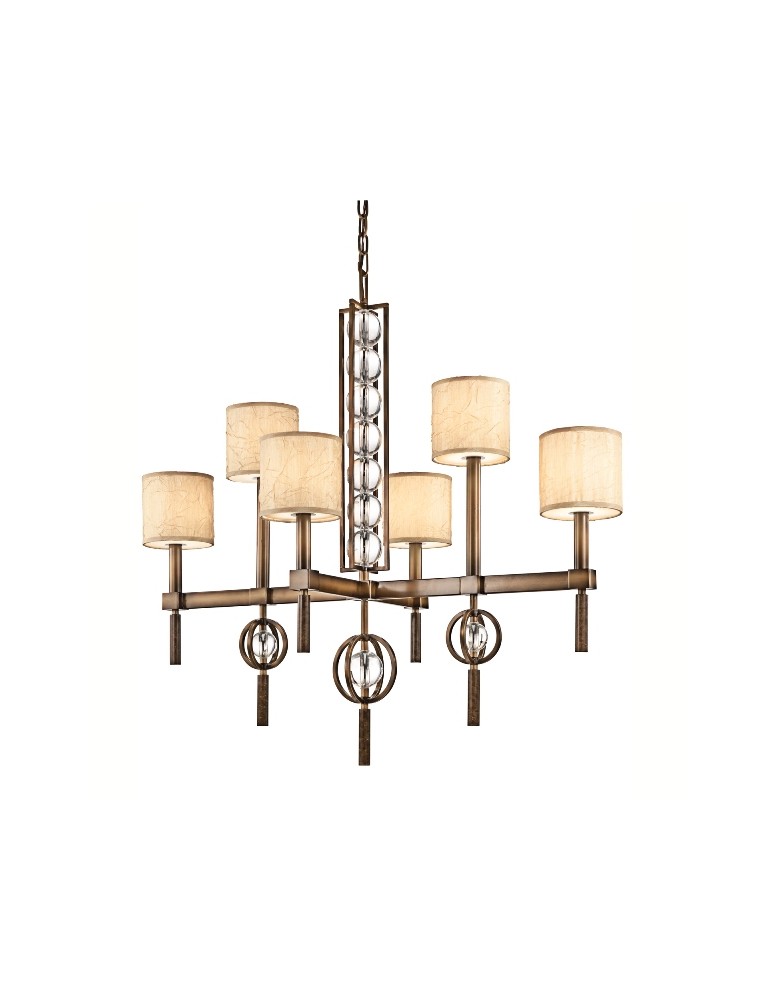 Żyrandole - Kichler CELESTIAL 6x60W E14 KL/CELESTIAL6 Wisząca - produkt kolory-swiatla.pl 1