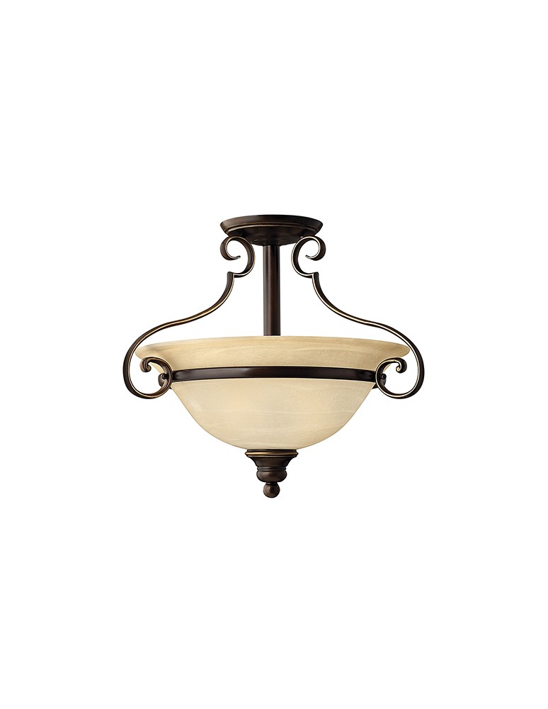 Lampy sufitowe retro - Hinkley CELLO 2x75W E27 HK/CELLO/SF Sufitowa - produkt kolory-swiatla.pl 1