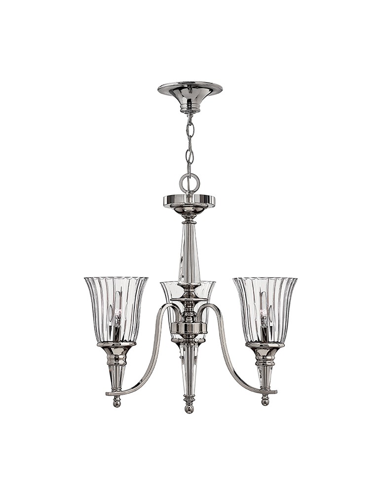 Żyrandole retro - Hinkley CHANDON 3x60W E14 HK/CHANDON3 Wisząca - produkt kolory-swiatla.pl 1