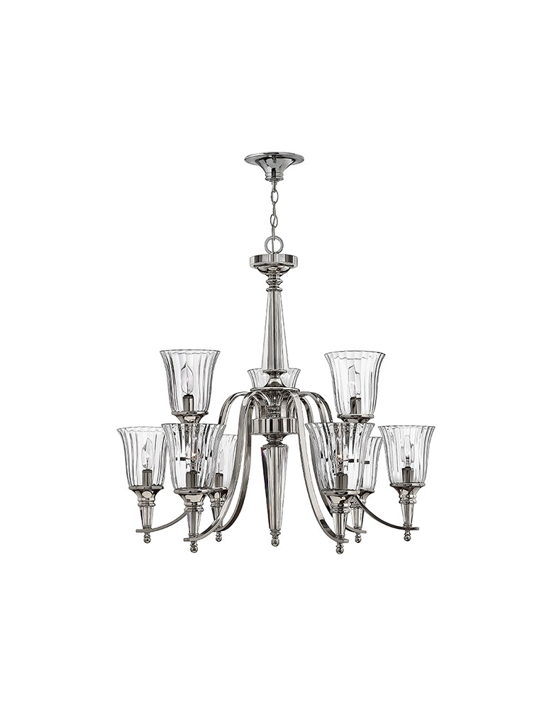 Żyrandole - Hinkley CHANDON 9x60W E14 HK/CHANDON9 Wisząca - produkt kolory-swiatla.pl 1