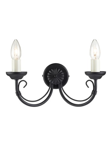 Elstead Lighting Interior Kinkiet CHARTWELL 2x60W E14 CH2 BLACK