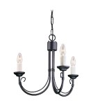 Żyrandole świecznikowe - Elstead Lighting Interior Wisząca CHARTWELL 3x60W E14 CH3 BLACK - product 1