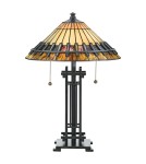 Lampy stołowe klasyczne - Quoizel CHASTAIN 2x60W E27 QZ/CHASTAIN/TL Biurkowa - product 1