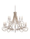 Elstead Lighting Interior Wisząca CHRISTINA 18x60W E14 CRT18 SIL/GOLD