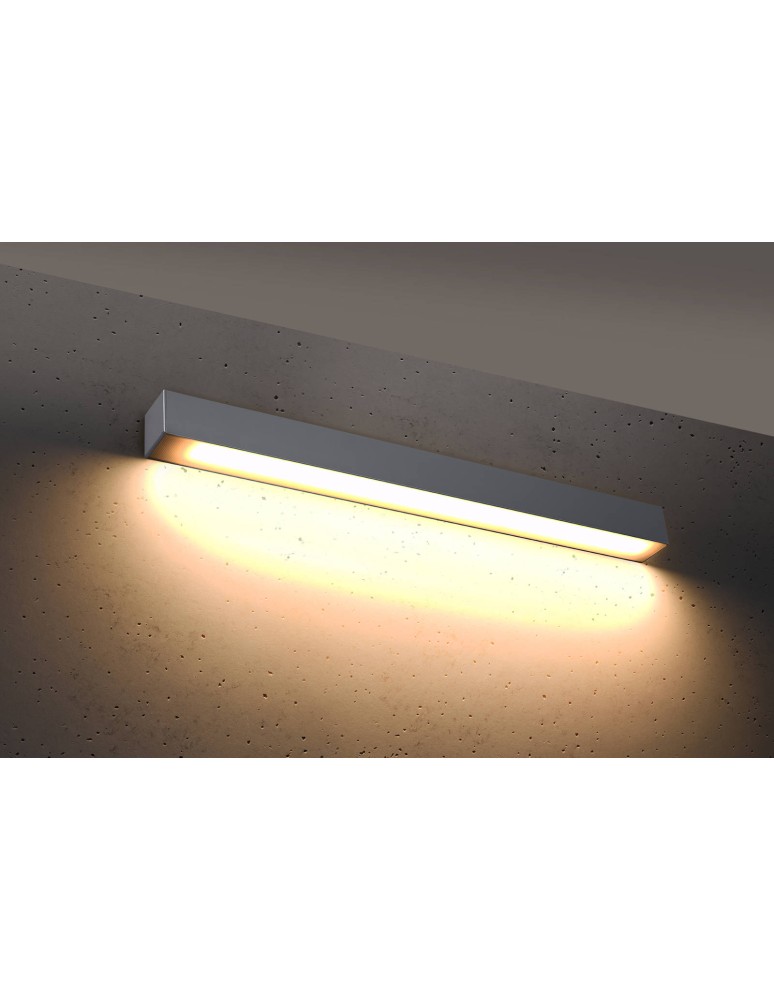 THORO Kinkiet PINNE 67 szary 3000K 1xLED TH.037 THORO Kinkiet PINNE 67 szary 3000K 1xLED TH.037