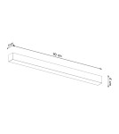 THORO Kinkiet PINNE 90 biały 3000K 1xLED TH.053 THORO Kinkiet PINNE 90 biały 3000K 1xLED TH.053