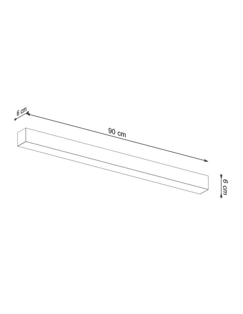 THORO Kinkiet PINNE 90 biały 3000K 1xLED TH.053 THORO Kinkiet PINNE 90 biały 3000K 1xLED TH.053
