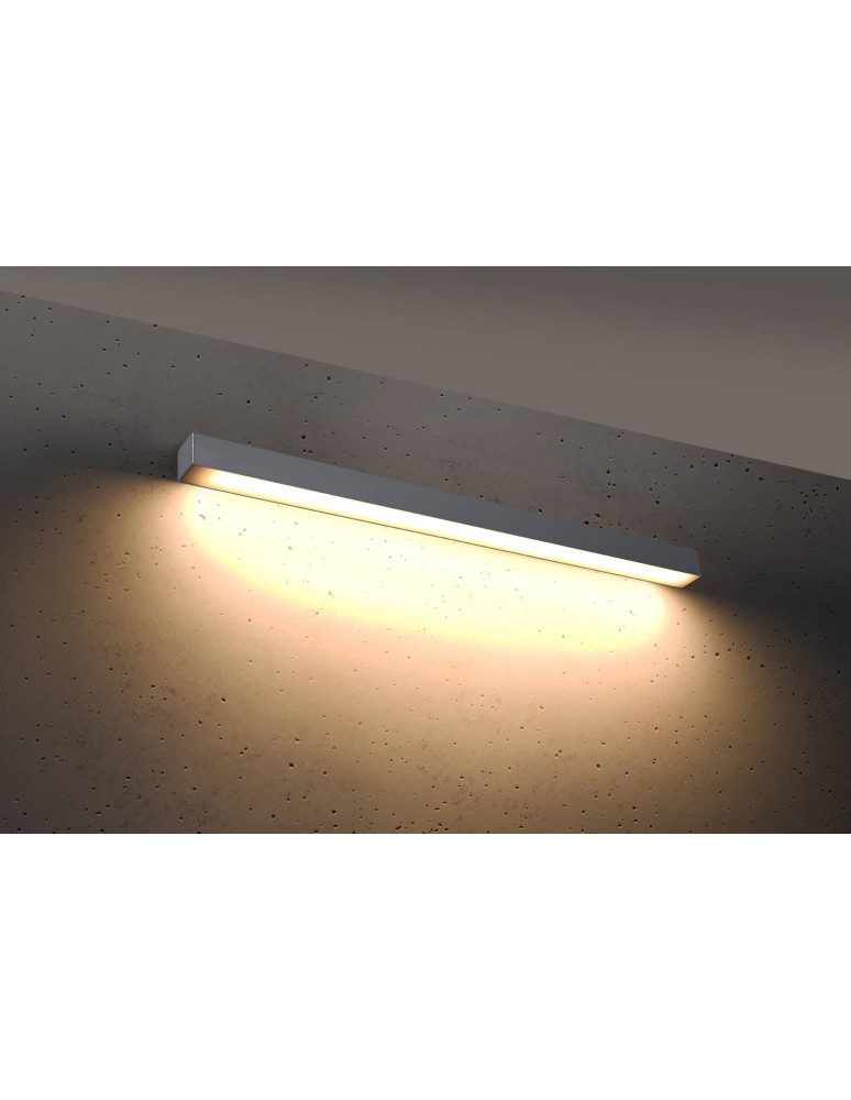 THORO Kinkiet PINNE 90 szary 3000K 1xLED TH.055 THORO Kinkiet PINNE 90 szary 3000K 1xLED TH.055