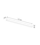 THORO Kinkiet PINNE 117 biały 3000K 1xLED TH.071 THORO Kinkiet PINNE 117 biały 3000K 1xLED TH.071