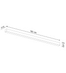 THORO Kinkiet PINNE 150 biały 3000K 1xLED TH.089 THORO Kinkiet PINNE 150 biały 3000K 1xLED TH.089